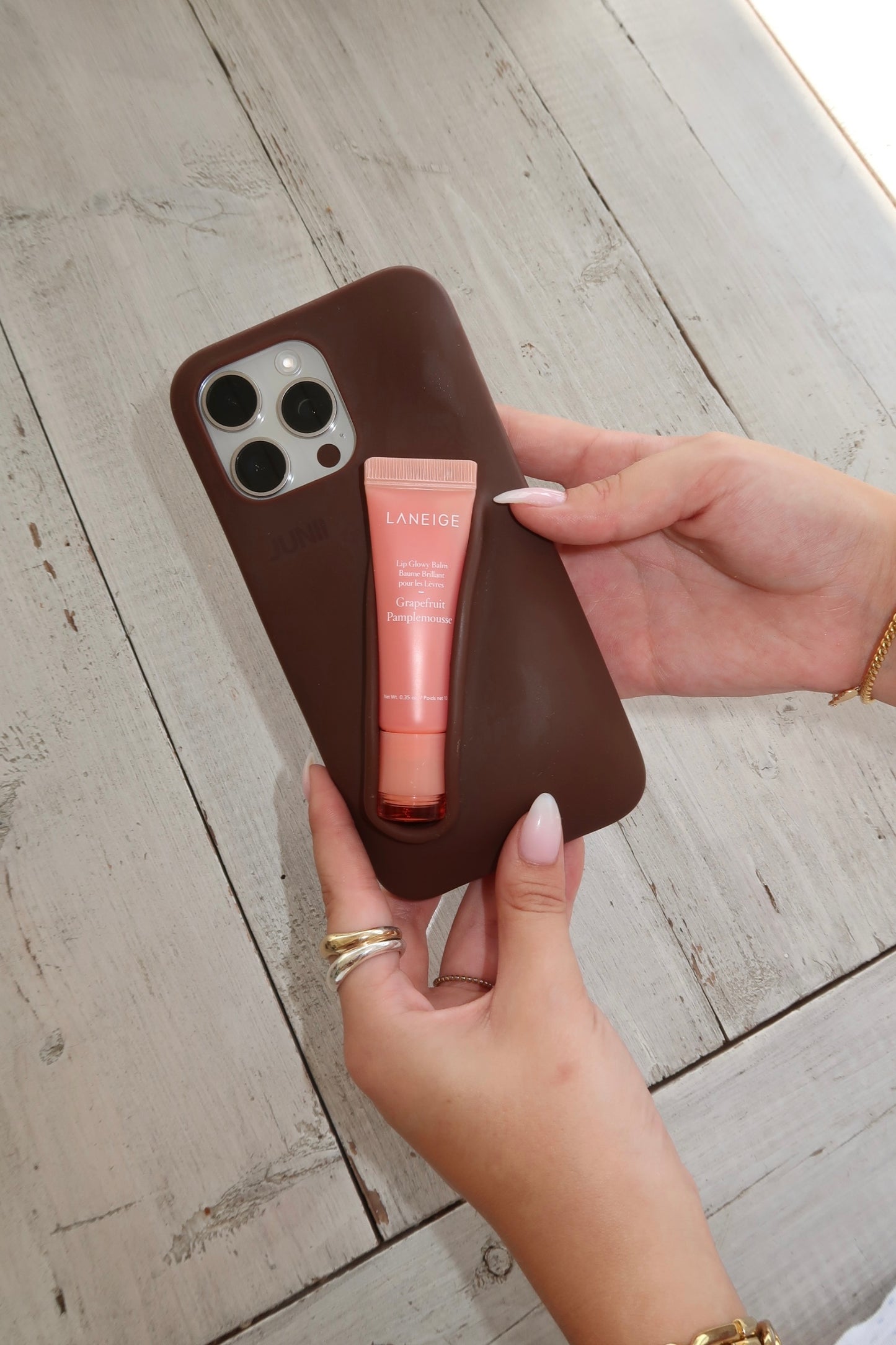 LIPGLOSS PHONE CASE - Chestnut